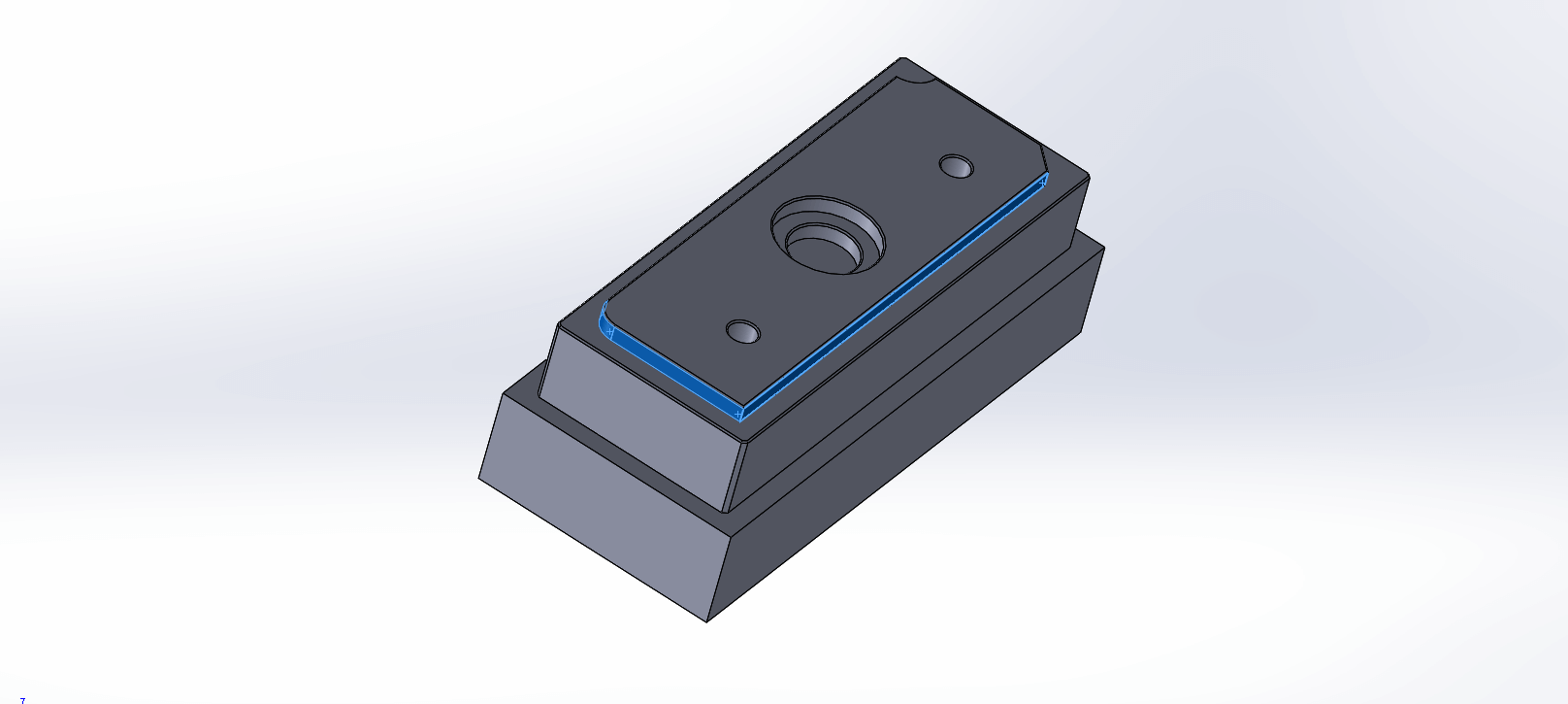 3d model after contour finishing